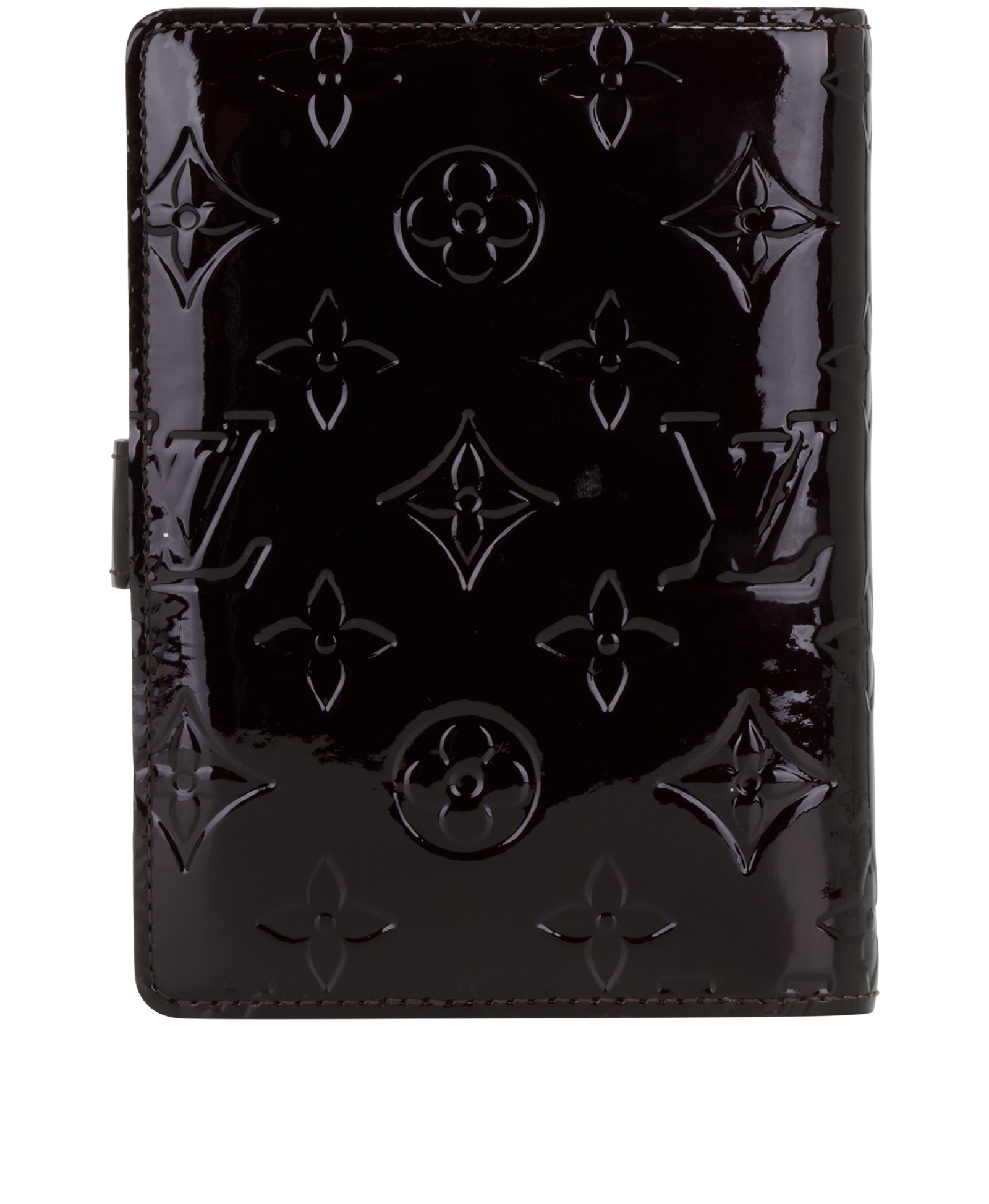 Louis Vuitton Medium Agenda Cover, &pound;180, Accessories, Burgundy, Patent Leather, Back view